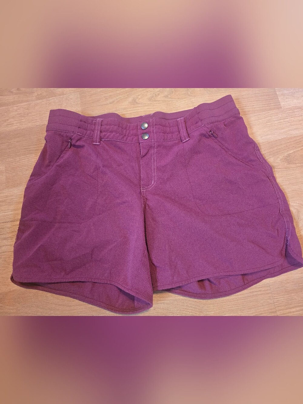 Kuhl Trekr Shorts Women's 10 Berry Pink Hiking Outdoor Stretch